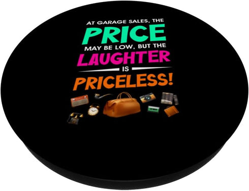Thrifting At Garage Sales Price Low Garage Sale Junk Market PopSockets Standard PopGrip