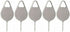 Tustao 5 Pcs Silvery Universal Card Needle, Sim Card Tray Opening Removal Tool,