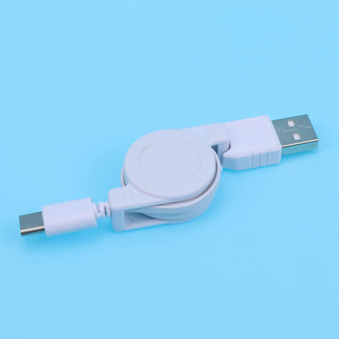 Retractable USB C Cable, Adjustable Charging Cable for Car Travel Essentials USB 3.1 USB to USB C Retractable Cable Cord