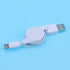 Retractable USB C Cable, Adjustable Charging Cable for Car Travel Essentials USB 3.1 USB to USB C Retractable Cable Cord
