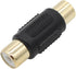 RCA Coupler 12-Pack, Gold Plated Female to Female Adapter for RCA Cable Extension, Phono, Speaker