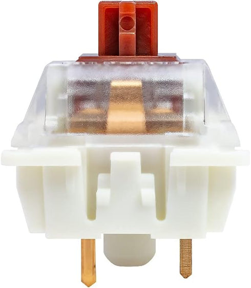 Granvela Gateron KS-9 Brown Switches, Smooth Tactile Feedback, 55g Actuation Force, 3-pin Design, Compatible with