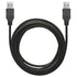 7ft Black USB 2.0 Cable - Superspeed Type A Male to Male, 24/28AWG for fast data transfer. Perfect for your devices!