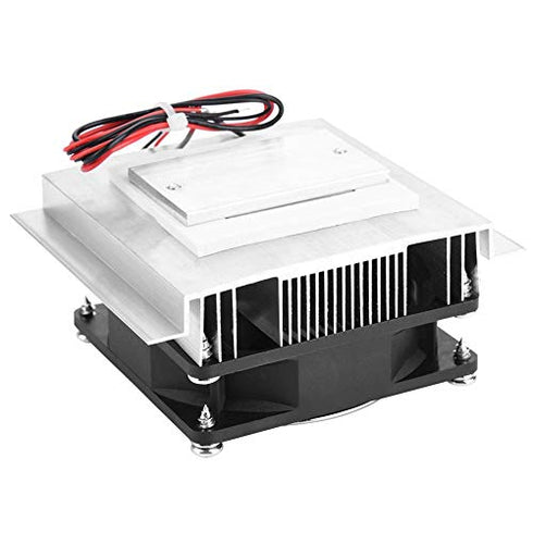 Semiconductor Refrigeration Thermoelectric Peltier Cold Plate Cooler with Fan for Small Fridge