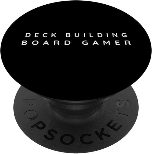 Deck Building Board Game Player Board Gamers Modern Font PopSockets Standard PopGrip
