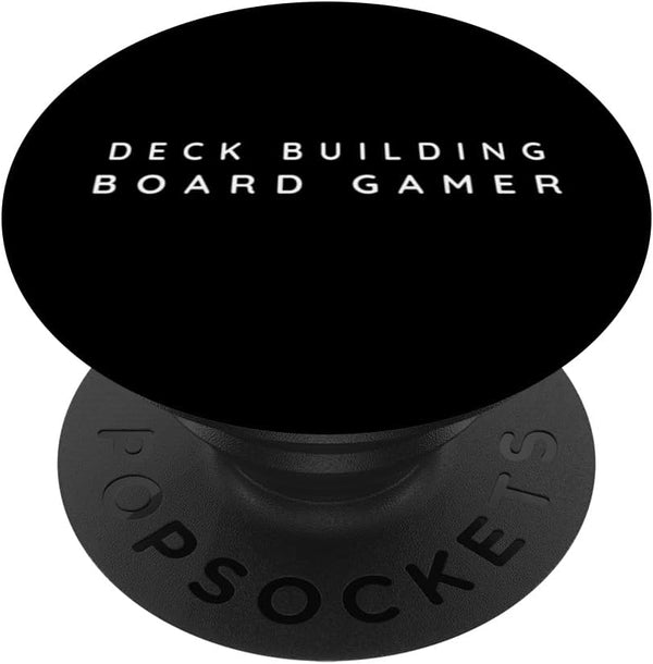 Deck Building Board Game Player Board Gamers Modern Font PopSockets Standard PopGrip