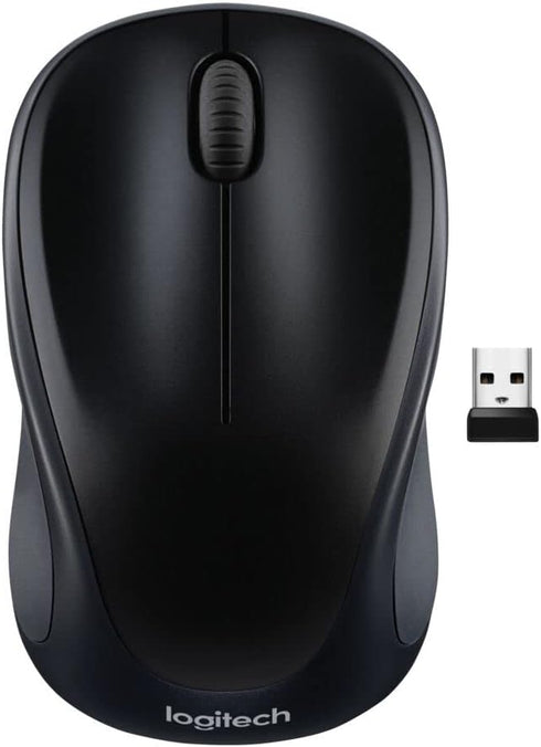 Logitech M317 2.4 1000 12 Wireless Mouse, GHz with USB Receiver, DPI Optical Tracking, Month Battery, Compatible