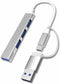 Vay Forwarg Type-c Four-in-one Docking Station, USB 3.0 for Computers and Keyboards Mouse USB