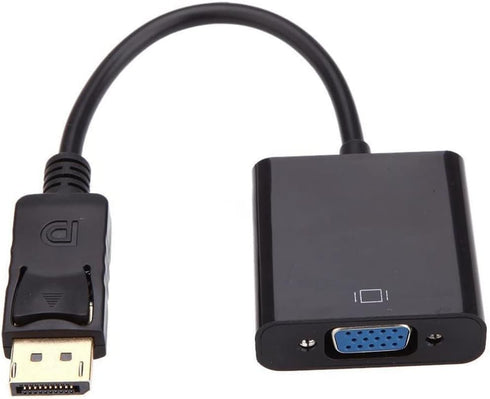 DisplayPort to VGA Adapter, DP to VGA Converter Cable for Computer, Desktop, Laptop, Projector