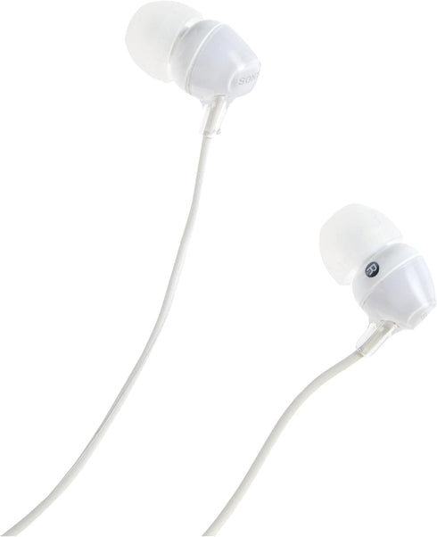 MDREX15AP Sony in-Ear Earbud Headphones with Mic, White