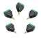 5 Pack 1/8" 3.5mm TRRS Male Jack Terminal Block Connector, Stereo Audio Plug Headphone AUX Adapter