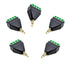 5 Pack 1/8" 3.5mm TRRS Male Jack Terminal Block Connector, Stereo Audio Plug Headphone AUX Adapter