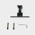 Uonlytech Speaker Stand Wall Mount Brackets for Speakers, Zinc Alloy Universal Speaker Shelf with 360° Rotation