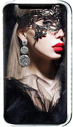 Front and Back Selfie Light Up Case for iPhone 12 Pro Max, Rechargeable LED Flash Lighting for Live Stream/Makeup/TikTok