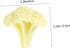 Vaguelly Fake Broccoli Slice Model Realistic Simulation Vegetable for Home Decor Photography Props and Educational Play