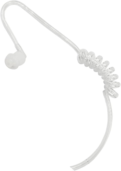 Radio Surveillance Earpiece Headset with Ptt Mic for Cobra Microtalk Walkie Talkies, 1 Pin Covert Ear Piece