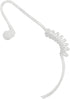 Radio Surveillance Earpiece Headset with Ptt Mic for Cobra Microtalk Walkie Talkies, 1 Pin Covert Ear Piece