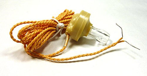 Philmore 748 High Impedance Crystal Radio Earphone, 7-Ft Cord, Stripped & Tinned Bare Wire.