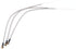 Dilwe 20Pcs 2.4G Receiver Antenna, ABS Aircraft Receiver Antenna Compatible Port for Futaba FrSky Replacement
