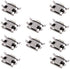 Oiyagai 10Pcs Phone Micro USB Type-B 5 Pin Female SMD Panel Mount Connectors