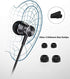 Noise Isolating Wired Earbuds with Microphone, Compatible with Samsung Galaxy S10 S9 Plus A10e A15 A14 A12 A13 - Black