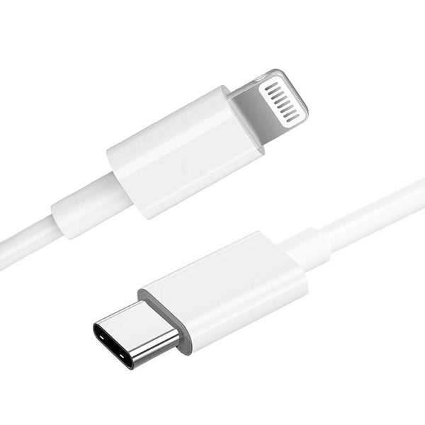 RUXIN 3.3ft USB-C to Lightning Cable, MFi Certified, 18W PD Fast Charging for iPhone 12/11/XS/XR/SE/8 Plus, White