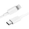 RUXIN 3.3ft USB-C to Lightning Cable, MFi Certified, 18W PD Fast Charging for iPhone 12/11/XS/XR/SE/8 Plus, White