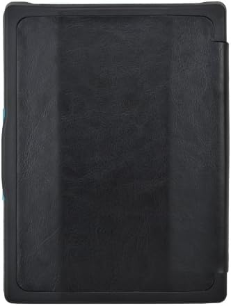 Custer Case for Kobo Aura HD - Ultra-Thin PU-Leather Hard Shell Cover, Black