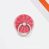 4Pcs Cute Phone Ring Holder Stand, 360 Rotation Finger Grip Mount for Smartphones/Tablets - Flowers Fruit Banana Orange