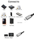Ultra Tough iOS 15 to MicroUSB OTG Pro Cable 15cm for iPhone 13 Pro Max Mini, Chord Mojo2, HiFi