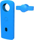 Lens Cover Silicone Case Compatible with Ricoh Theta sc2 360 Cameras Accessories Dust-proof Silicone Protective Case Sleeve Case (Blue)
