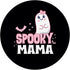Spooky Mama Family Cute Pink White Ghost Boo Halloween PopSockets Swappable PopGrip