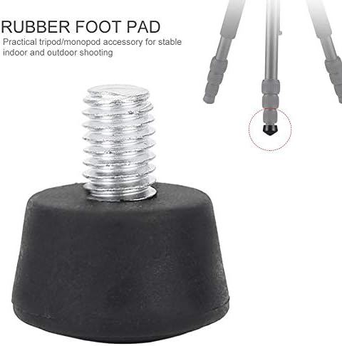 Monopod Foot Pad, 1/4inch or 3/8 inch Universal Anti-Slip Rubber Pad for Tripod Photography Accessories