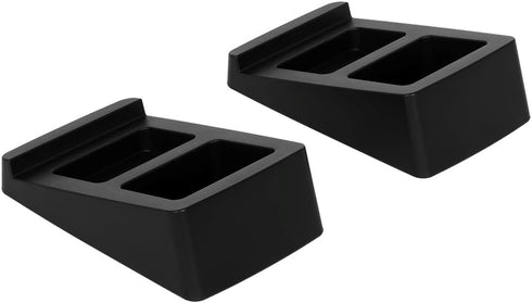 Monoprice Tilted Wedge Desktop Speaker Stands (Pair) for Small Sized Speakers, Anti-Vibration, 15