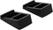 Monoprice Tilted Wedge Desktop Speaker Stands (Pair) for Small Sized Speakers, Anti-Vibration, 15