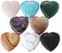 Black Lava Stone Heart Phone Grip - Essential Oil Diffuser Collapsible Holder for Smartphone and Tablet