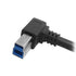 chenyang Printer Cable, USB 3.0 Type B Male to Female 90 Degree Angled Extension Cable, 50cm