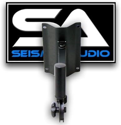 Seismic Audio Wall Mount Metal PA Speaker Stand for Bands, Clubs, DJs, Restaurants