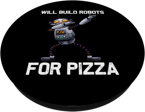 Funny Robot For Men Women Robotics Technology Machine Robots PopSockets Swappable PopGrip