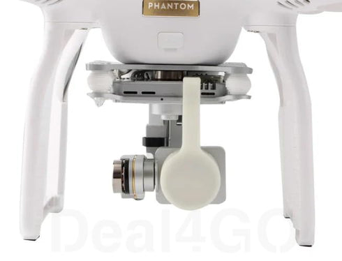 Deal4GO Camera Lens Cover Protector Cap Replacement for DJI Phantom 3 SE/3S/3A/3P (White), Balck