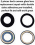 For iPhone 11 Back Rear Camera Glass Lens Replacement + Tool + Guide + Adhesive Pre-Installed + Tempered Glass Screen Protector Cover + Cleaning Cloth For iPhone 11 AT&T TMobile Verizon Sprint Model A