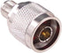 2pcs N Type Male to F Type Female Coax Adapter RF Coaxial Connector for Antenna Router Booster Systems (F112-2)