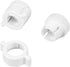 GWUIOREX 17mm 1/4 20 Ball Joint to Screw Adapter, White Camera Mount for Photography Gear, Female Socket with Male