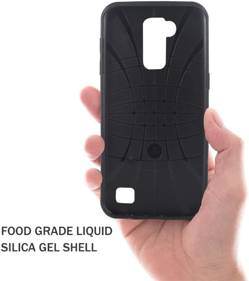ELISORLI Rugged Thin Slim Case for LG Stylo 2 2+/Stylus 2 Plus/Stylo2 V 2V, Anti-Slip Fit Rubber TPU Cover, Blue