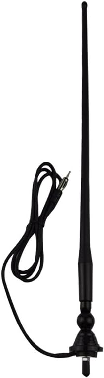 Herdio Waterproof Marine Radio Antenna 3.0mm Connector Rubber Duck Dipole Flexible Mast FM