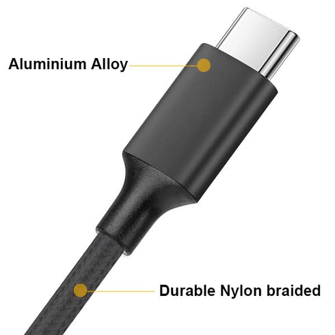 Puxnoin Multi Charging Cable, 4Pack Multi Charger Cable Short 1FT Braided Universal 3 in 1 Multiple USB Cable Charging