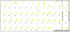 4Keyboard Ukrainian Russian Cyrillic Keyboard Labels Layout with Yellow Lettering ON Transparent Background