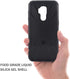 ELISORLI Rugged Thin Slim Case for Cricket Influence V350C/AT&T Maestro Plus V350U, Anti-Slip Fit Rubber TPU Mobile