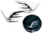 Motorcycle Chrome Passenger Speaker Outer Trim for Goldwing GL1800 (2006-2015)