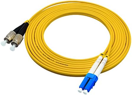 3 Meters 10ft LC to FC Duplex 9/125 Single-Mode Fiber Optic Cable Jumper Optical Patch Cord